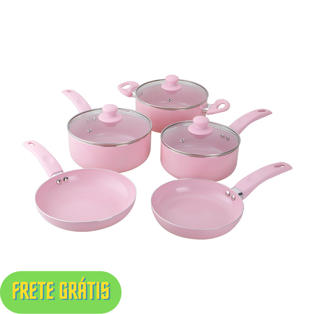 Jogo de Cozinha 10pçs Lais - Lar&Lazer