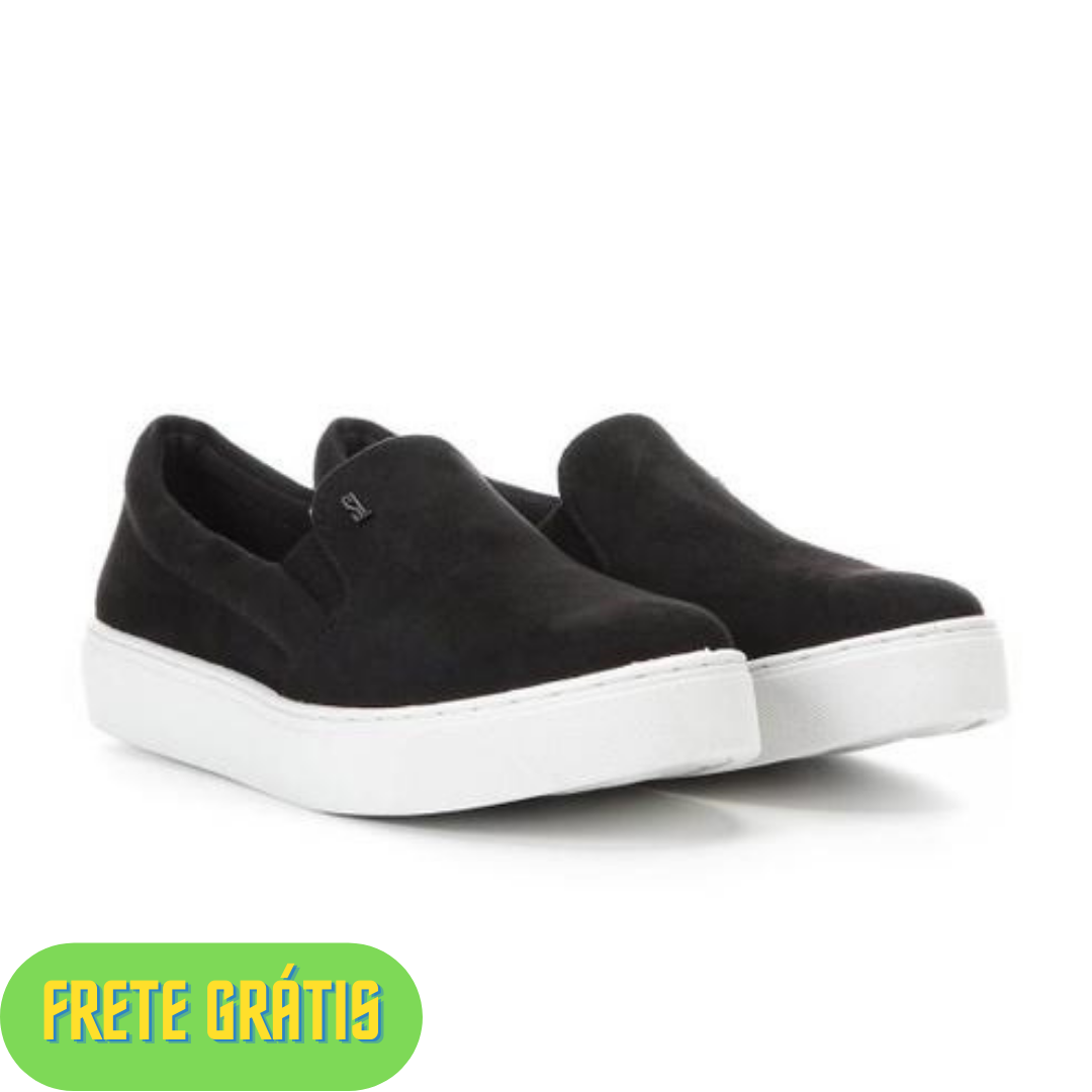 Slip on store feminino caixa alta